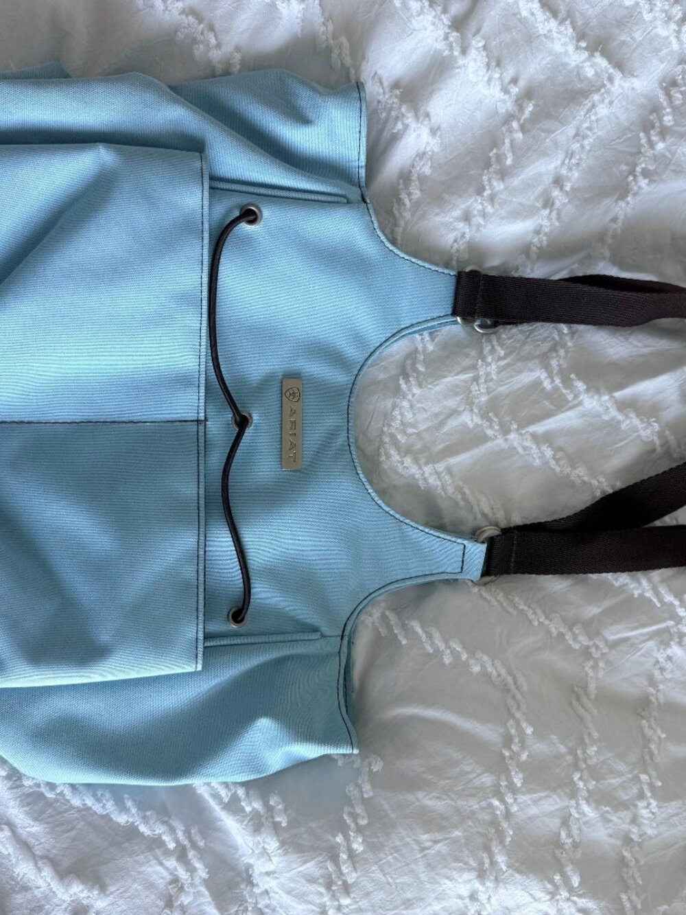 Ariat Tote Bag – Light Blue Equestrian Carryall